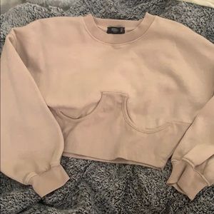 Cropped sweatshirt